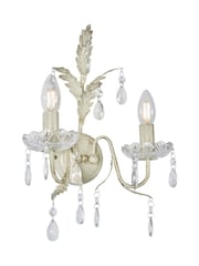 BHS Gold/Cream Paisley Wall Light - Image 3 of 5