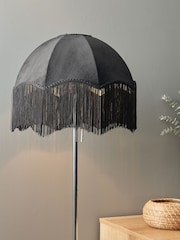 BHS Black Jaquard Easyfit Shade Ceiling Light - Image 1 of 4