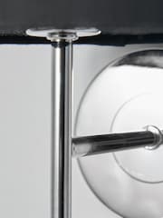 BHS Black Chrome Mira Wall Light - Image 2 of 4