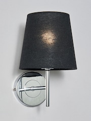 BHS Black Chrome Mira Wall Light - Image 3 of 4