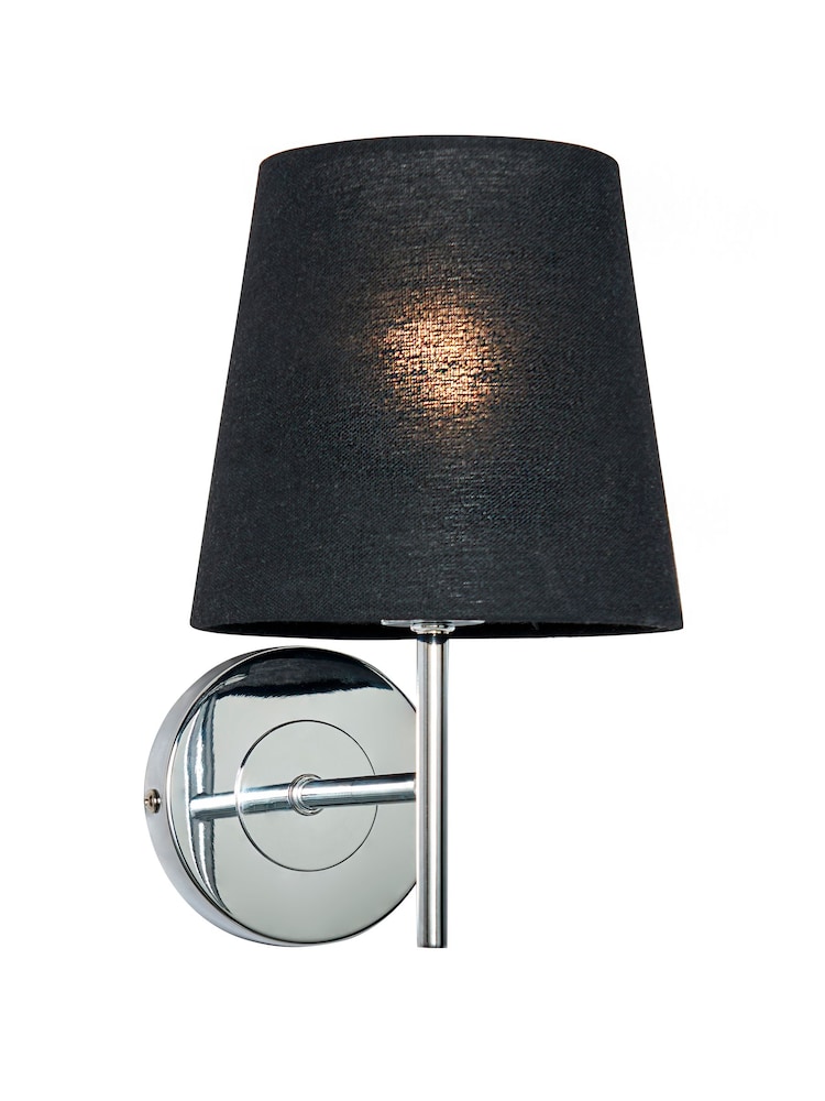 BHS Black Chrome Mira Wall Light - Image 4 of 4