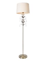 BHS Antique Brass Paisley Floor Lamp - Image 4 of 4