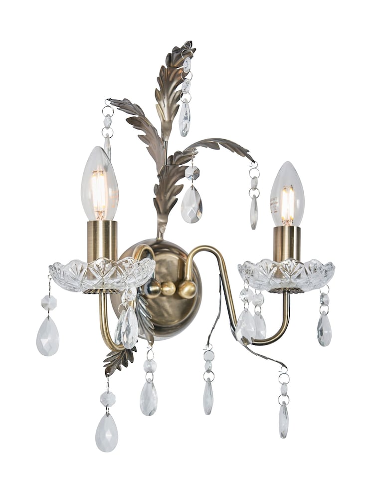 BHS Antique Brass Paisley Wall Light - Image 4 of 4 BHS Antique Brass Paisley Wall Light - Image 4 of 4