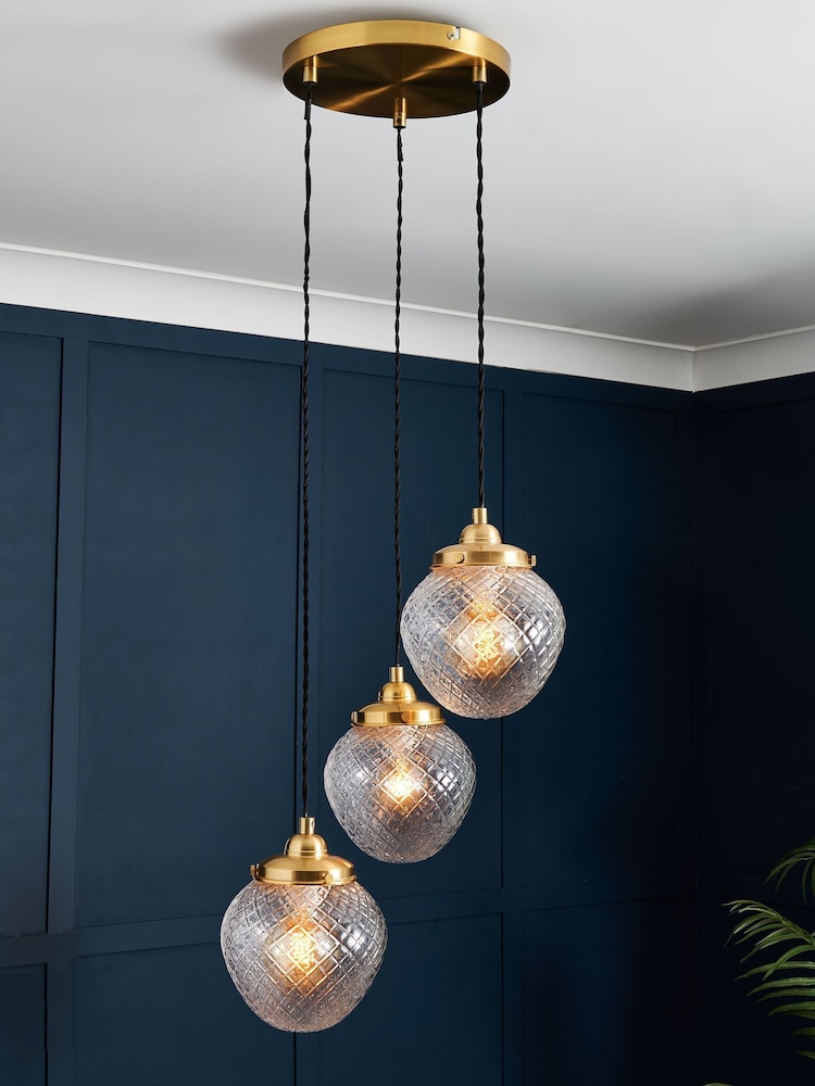 BHS Brass Betty Cluster Light Ceiling Light - Image 1 of 5 BHS Brass Betty Cluster Light Ceiling Light - Image 1 of 5