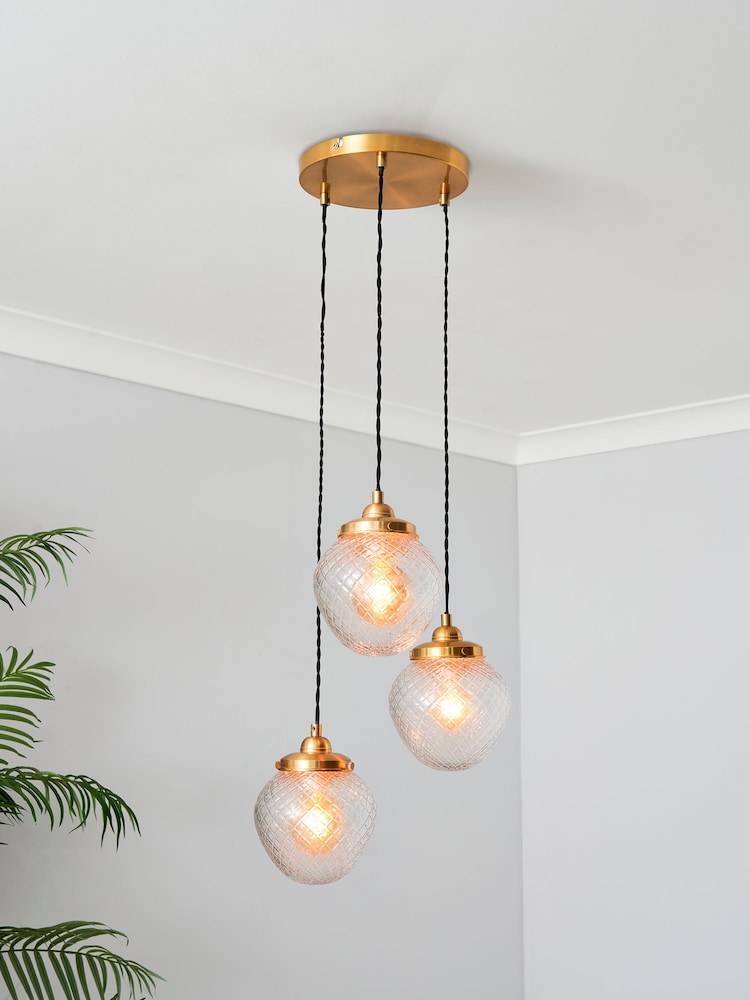 BHS Brass Betty Cluster Light Ceiling Light - Image 2 of 5 BHS Brass Betty Cluster Light Ceiling Light - Image 2 of 5