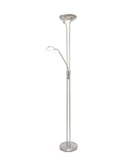 BHS Satin Nickel LED Mother & Child Floor Lamp - Image 2 of 5