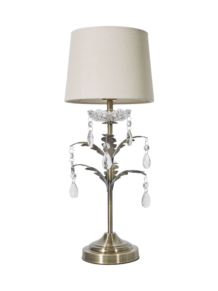 BHS Antique Brass Paisley Table Lamp - Image 5 of 5 BHS Antique Brass Paisley Table Lamp - Image 5 of 5