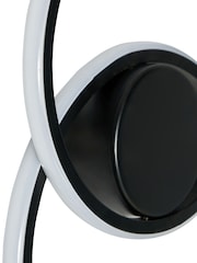 BHS Black Pei 2 Ring Wall Light - Image 2 of 4