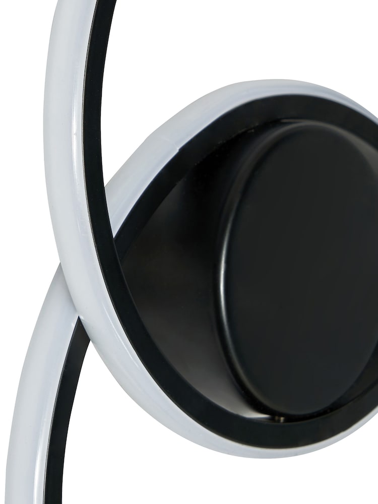 BHS Black Pei 2 Ring Wall Light - Image 2 of 4
