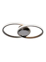 BHS Black Pei 2 Ring Wall Light - Image 4 of 4