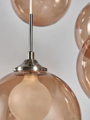 BHS Brass Peatrice 5 Light Cluster Pendant Ceiling Light - Image 3 of 5