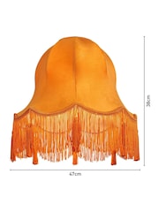 BHS Orange Rosemary Large Easy Fit Shade Ceiling Light - Image 4 of 4