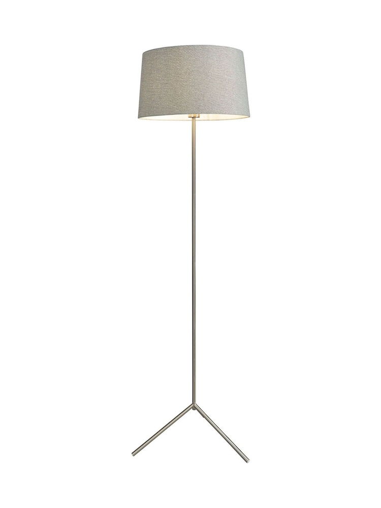 BHS Satin Nickel Stassy Tripod Feet Floor Lamp - Image 5 of 5