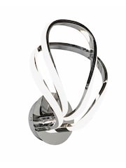 BHS Chrome Alvar LED 2 Overlapped Wall Light - Image 3 of 4