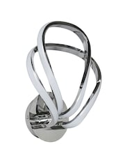 BHS Chrome Alvar LED 2 Overlapped Wall Light - Image 5 of 5