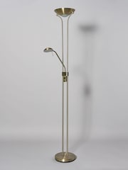 BHS Antique Brass LED Mother & Child Floor Lamp - Image 2 of 5