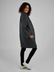 JoJo Maman Bébé Grey Maternity Tailored Coat - Image 2 of 5
