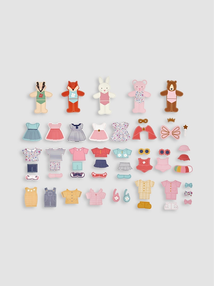 JoJo Maman Bébé Woodland Dress Up Magnetic Scene Game - Image 5 of 5
