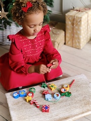 JoJo Maman Bébé Christmas Threading Beads - Image 1 of 4