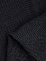 Reiss Navy Grace Wool Blend Suit Trousers in Prince of Wales Check - Image 5 of 5