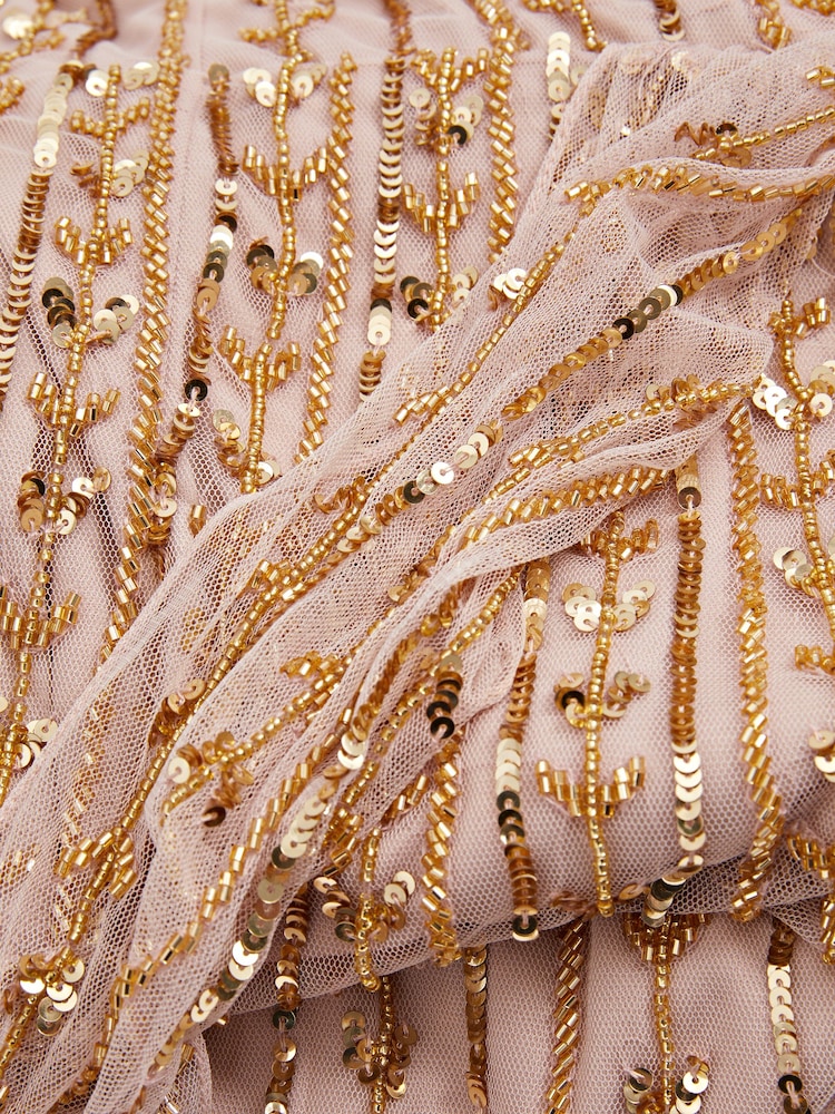 Nude Raishma Embellished Off-The-Shoulder Maxi Dress - Image 5 of 5