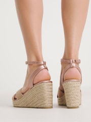 JD Williams Wide Fit Cross-Over Vamp Espadrilles - Imagen 1 de 5
