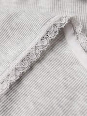 Gris - Camiseta básica con escote cuadrado de Superdry - Imagen 6 de 6
