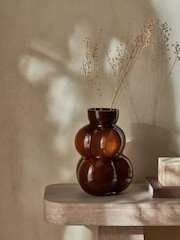 French Connection Brown Bobble Vase - Image 1 of 4