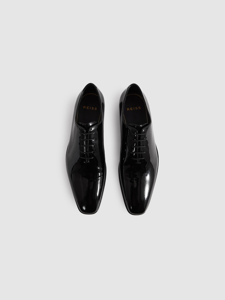 Reiss Mead lakleren veterschoenen - Image 3 of 5