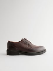 rjava - Predpasnik iz tumbled leather čevlji - Slika 3 iz 6