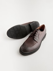 rjava - Predpasnik iz tumbled leather čevlji - Slika 4 iz 6