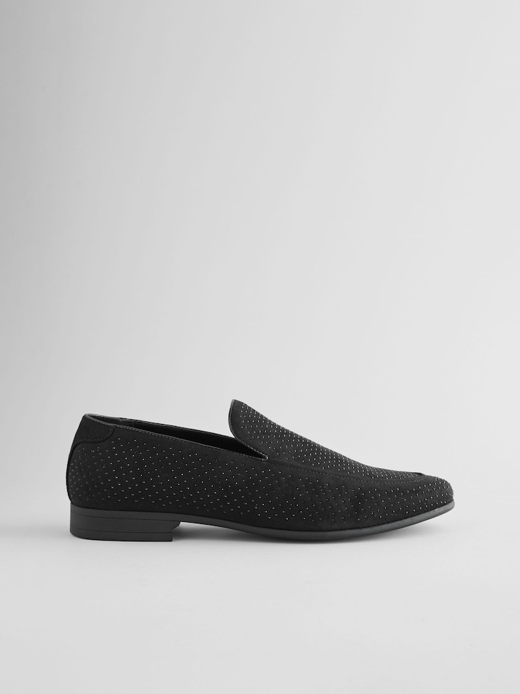 Black Sparkly Loafers - Image 2 of 5