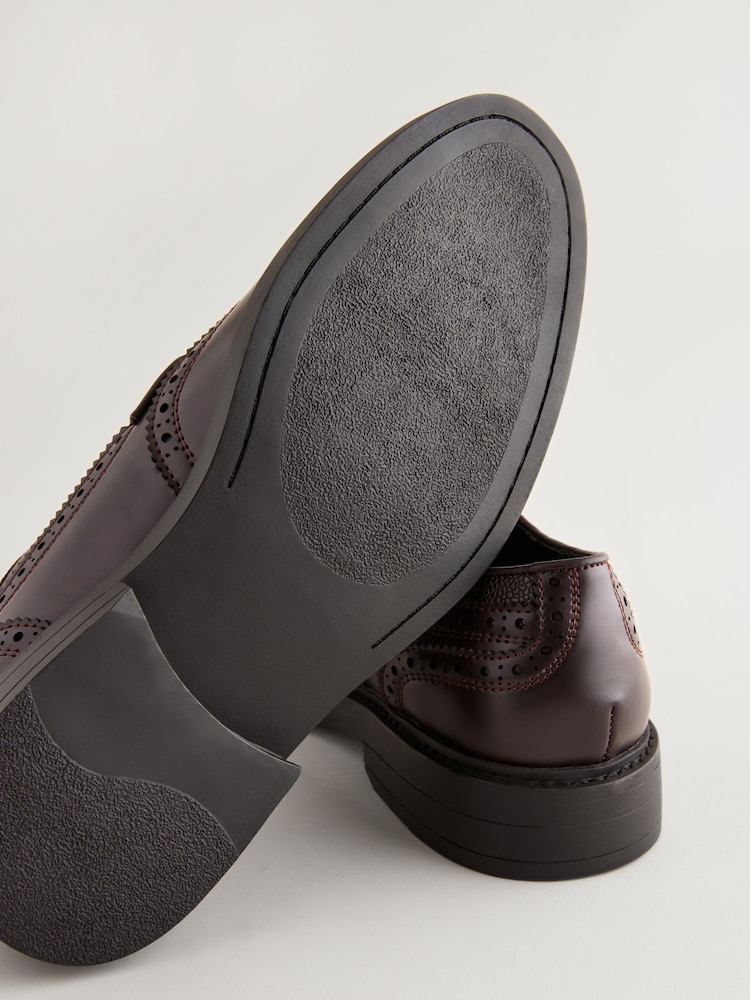 Braun - Derby-Schnürschuh mit Profilsohle - Bild 6 von 6 Braun - Derby-Schnürschuh mit Profilsohle - Bild 6 von 6