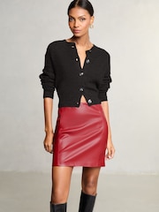 Fustă mini Lipsy din piele artificială - Image 3 of 4