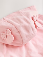 Pink Baby Hooded 100% Cotton Jacket (0mths-2yrs) - Image 11 of 12