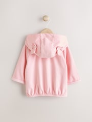 Pink Baby Hooded 100% Cotton Jacket (0mths-2yrs) - Image 7 of 12