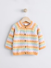 Multi Knitted Stripe Baby Cardigan (0mths-2yrs) - Image 1 of 9