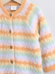 Multi Knitted Stripe Baby Cardigan (0mths-2yrs) - Image 6 of 9
