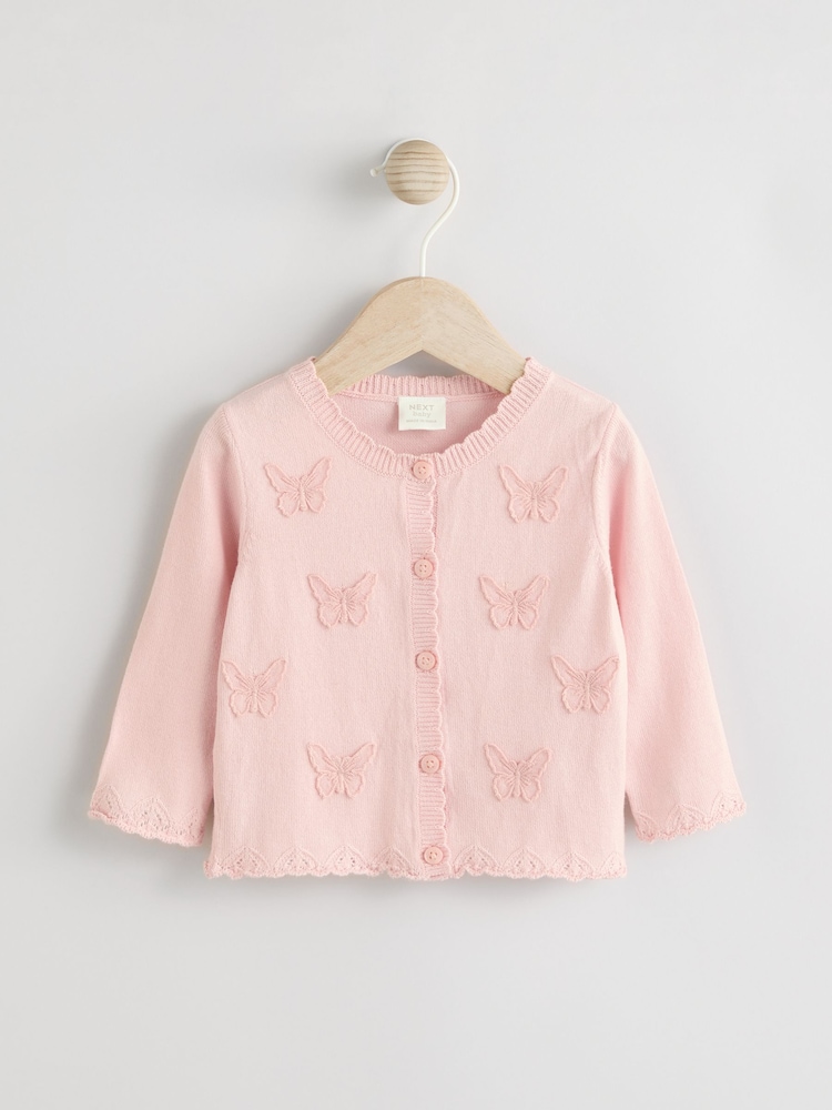 Pink Cardigan (0mths-2yrs) - Image 1 of 6