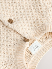 Ecru Knitted Button Cardigan (0mths-2yrs) - Image 4 of 7