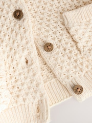 Ecru Knitted Button Cardigan (0mths-2yrs) - Image 5 of 7