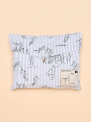 Crema y azul marino - Joules Harford Nightwear Set With Packable Travel Bag - Imagen 7 de 7