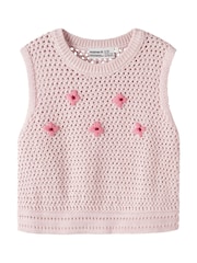 Name It Knited Floral Vest - Imagen 3 de 3
