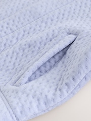 Blue Baby Textured Bomber Jacket (0mths-2yrs) - Image 6 of 7