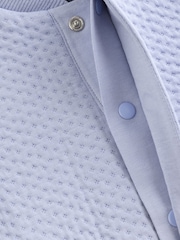 Blue Baby Textured Bomber Jacket (0mths-2yrs) - Image 7 of 7