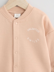 Neutral Baby Jersey Jacket (0mths-2yrs) - Image 6 of 9