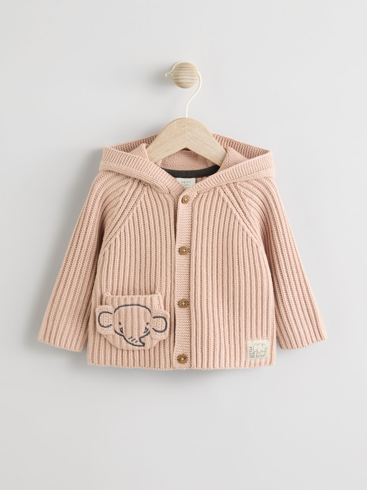 Neutral 100% Cotton Cardigan (0mths-2yrs) - Image 2 of 7 Neutral 100% Cotton Cardigan (0mths-2yrs) - Image 2 of 7