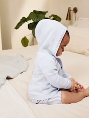 Blue 100% Cotton Cardigan (0mths-2yrs) - Image 2 of 9