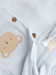 Blue 100% Cotton Cardigan (0mths-2yrs) - Image 8 of 9