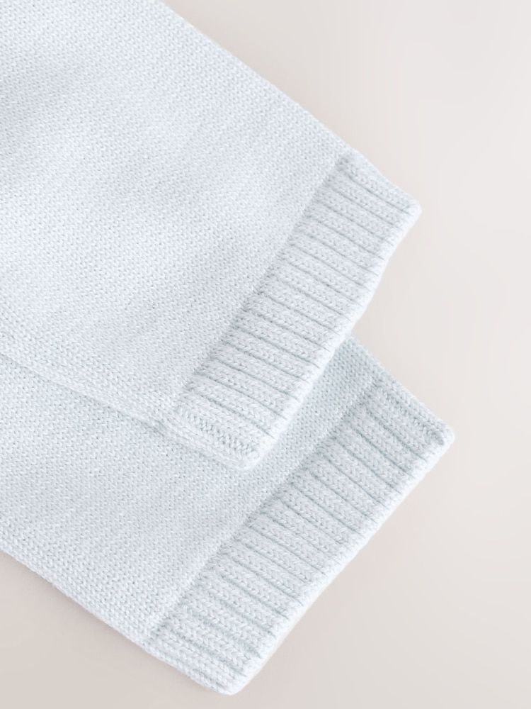 Blue 100% Cotton Cardigan (0mths-2yrs) - Image 9 of 9